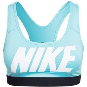 Nike Dri FIT Sports Bra Tiffany Blue Small